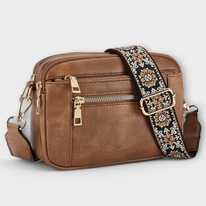 Sara. - Crossbody Tasche aus veganem Leder