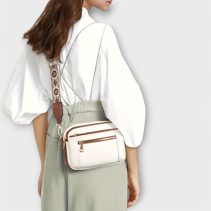 Sara. - Crossbody Tasche aus veganem Leder