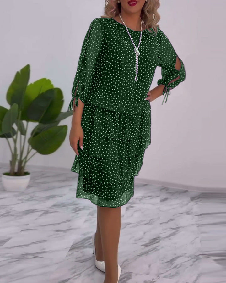 Julie | Elegant Prikket Kjole