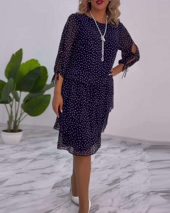 Julie | Elegant Prikket Kjole