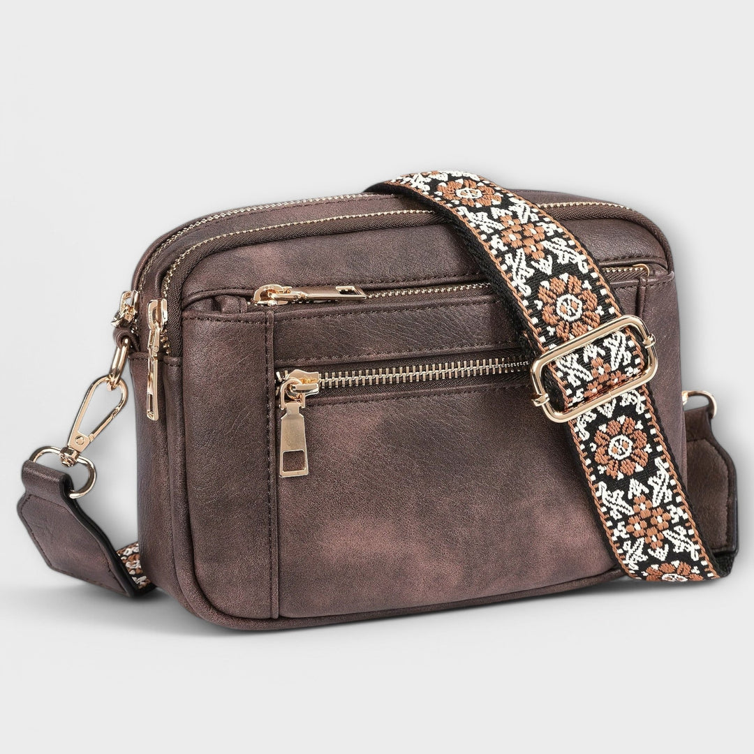 Sara. - Crossbody Tasche aus veganem Leder