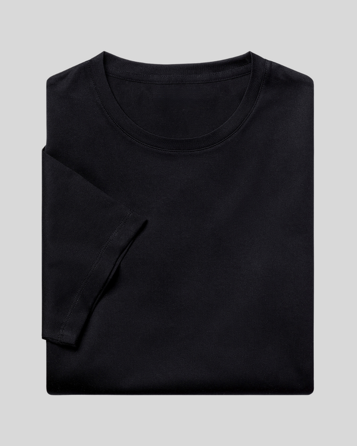 Signature Supima T-shirt – Profond Sort