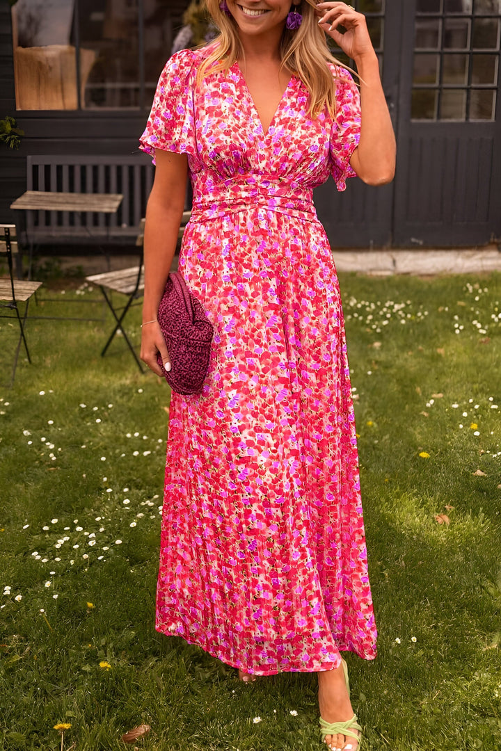 SANDRA | Elegant Kjole med V-udskæring
