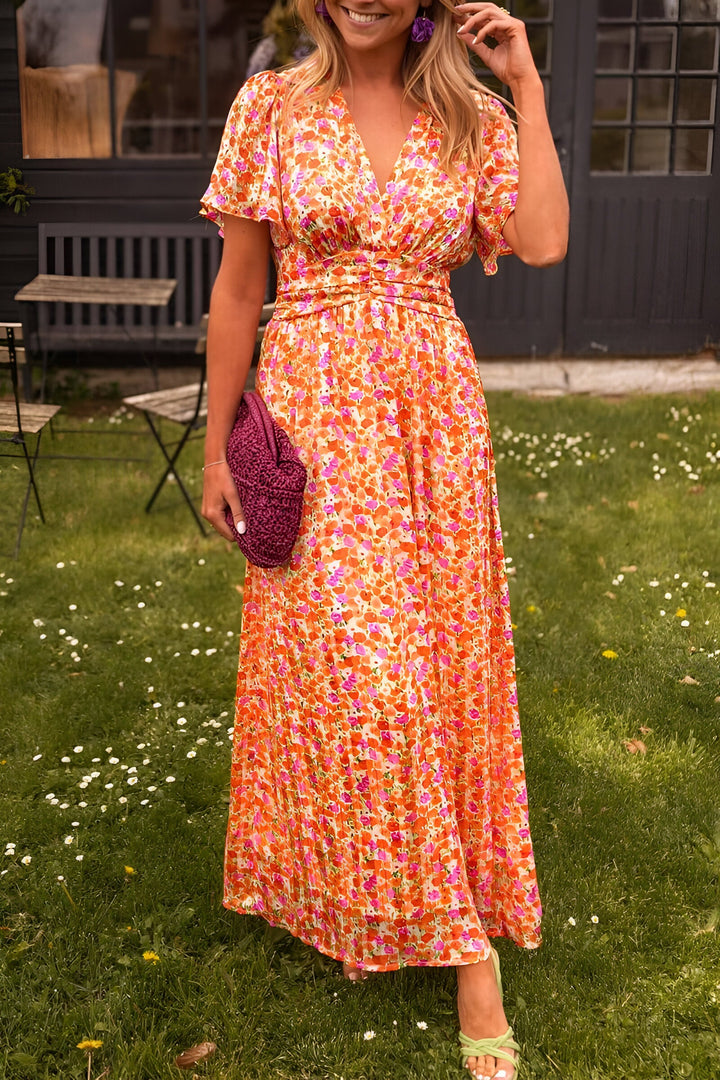 SANDRA | Elegant Kjole med V-udskæring