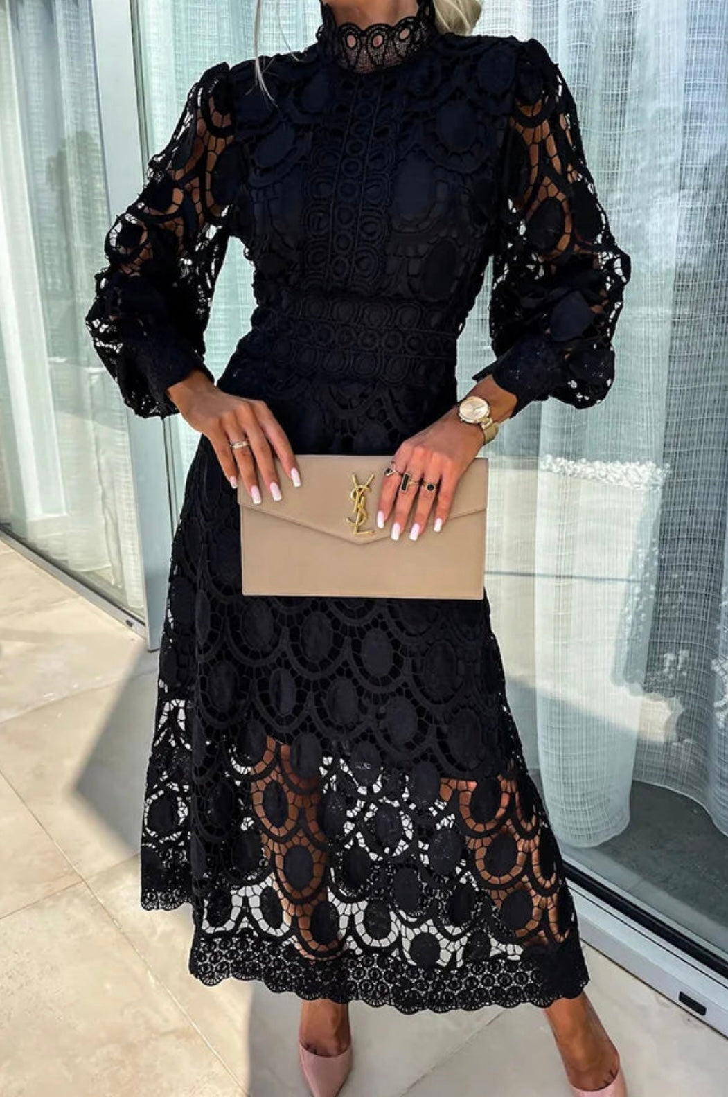 Sylvia - Elegant blondekjole