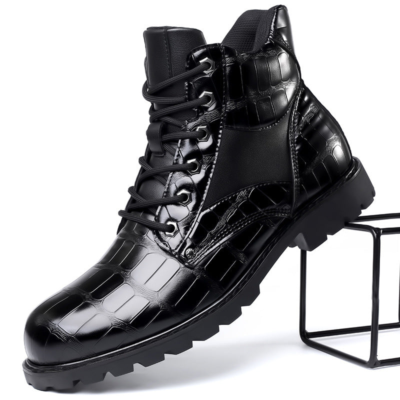 Rendell™ | Croco Læderstøvler