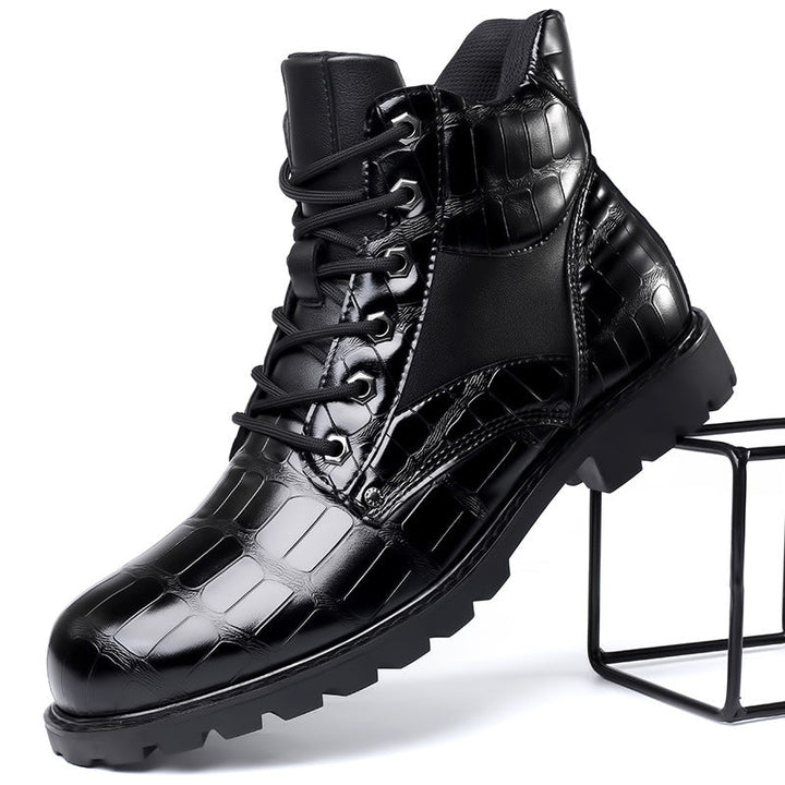 Rendell™ | Croco Læderstøvler