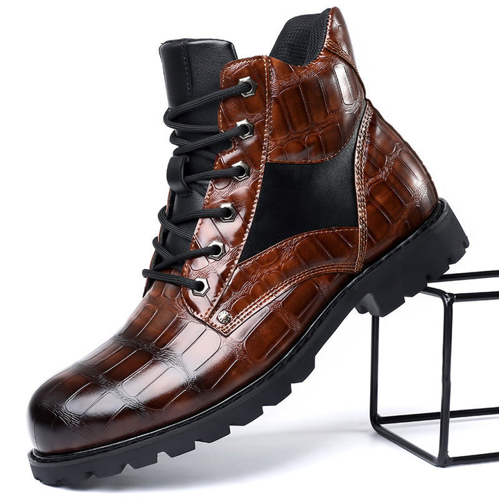 Rendell™ | Croco Læderstøvler
