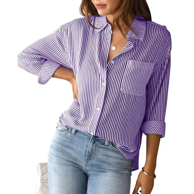 Heidi | Elegant bluse i bomuld med løs pasform
