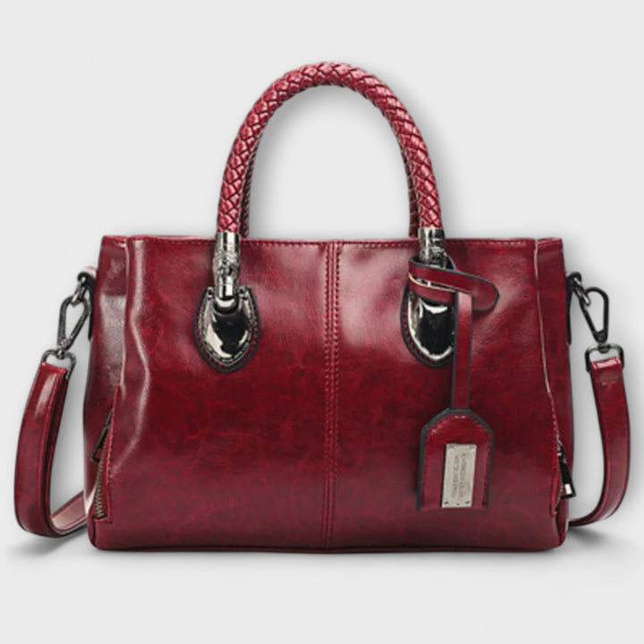 Emilie. - Elegant Læder Duffelbag