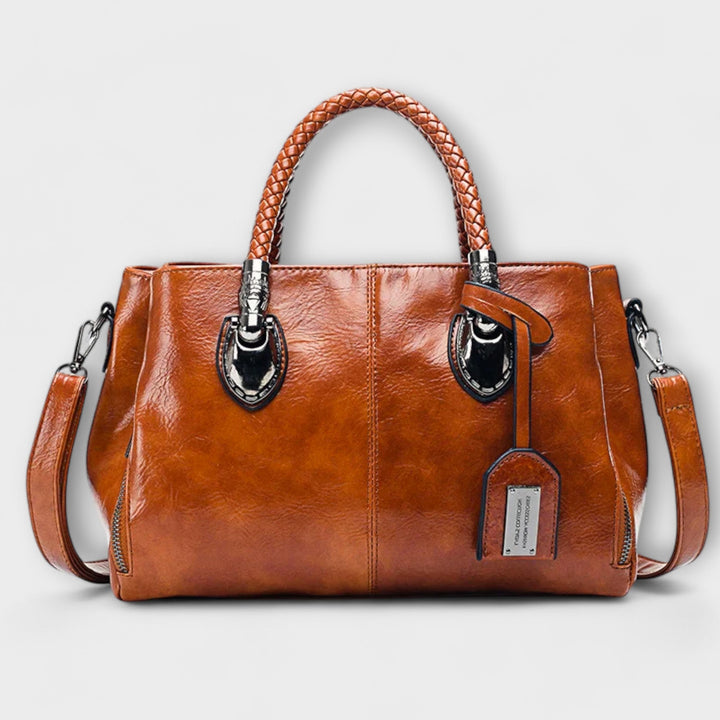Emilie. - Elegant Læder Duffelbag