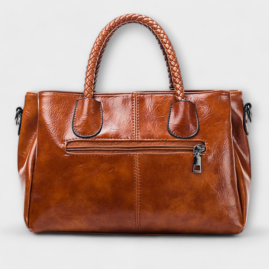 Emilie. - Elegant Læder Duffelbag