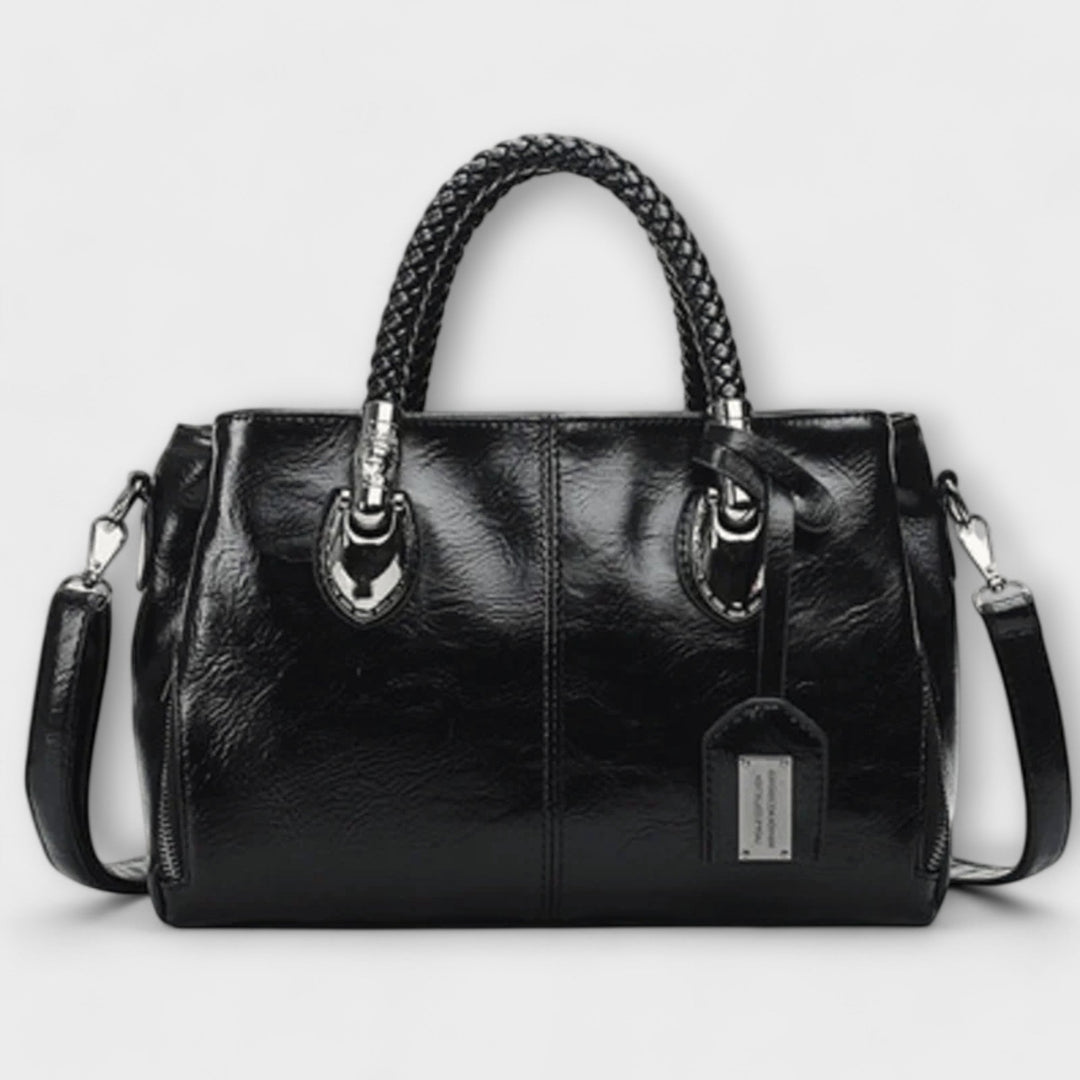 Emilie. - Elegant Læder Duffelbag