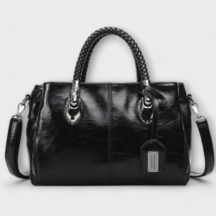 Emilie. - Elegant Læder Duffelbag