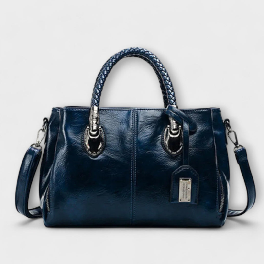 Emilie. - Elegant Læder Duffelbag