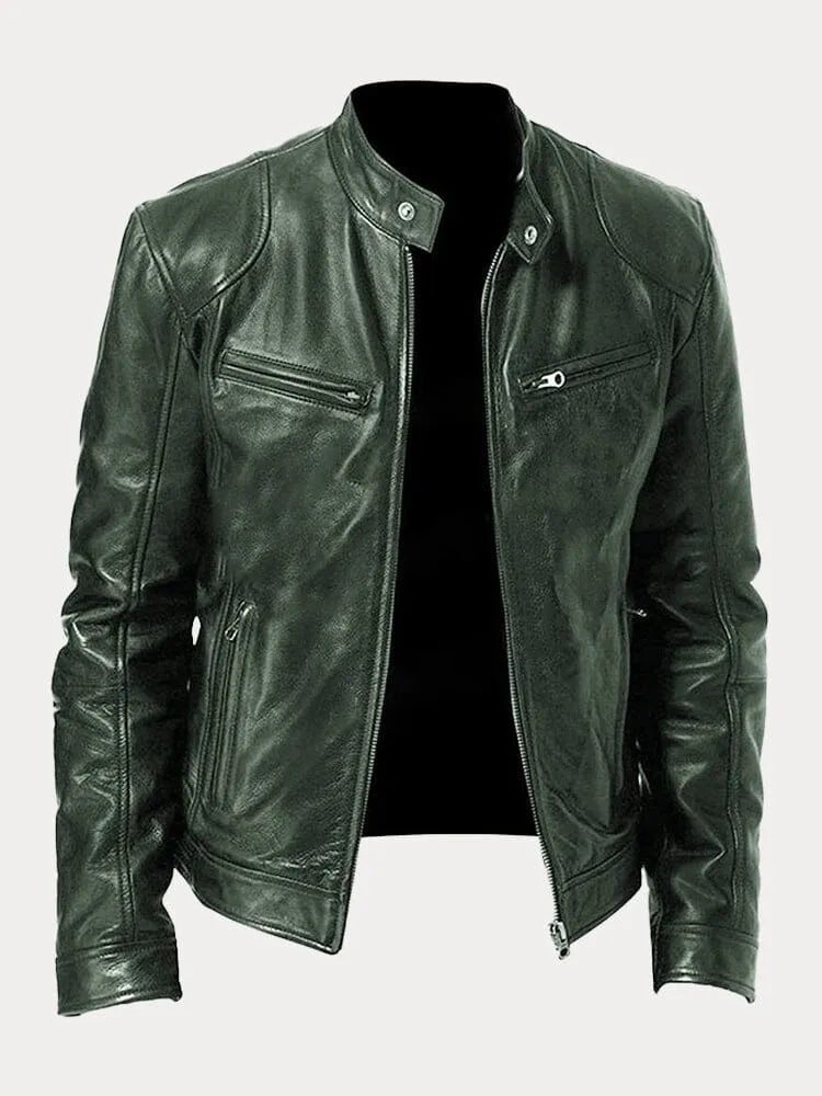 Gaspard™ | Casual læderjakke