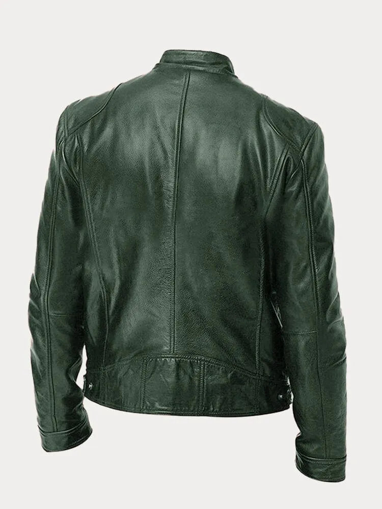 Gaspard™ | Casual læderjakke
