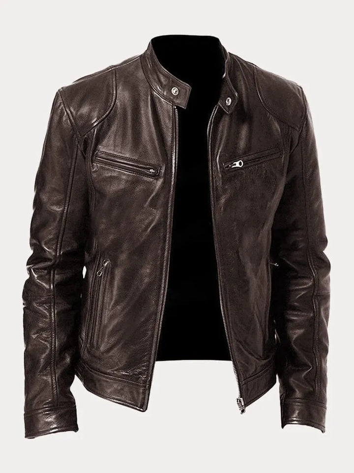 Gaspard™ | Casual læderjakke