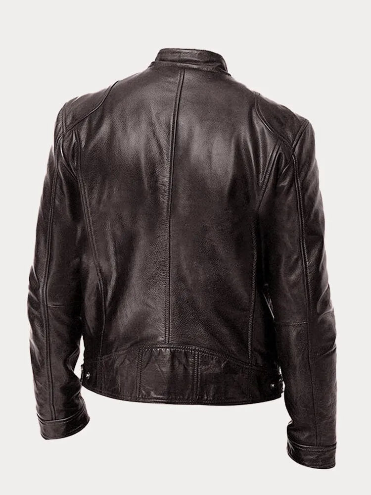 Gaspard™ | Casual læderjakke
