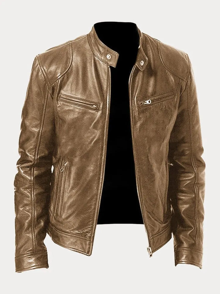 Gaspard™ | Casual læderjakke