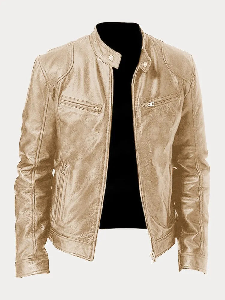 Gaspard™ | Casual læderjakke