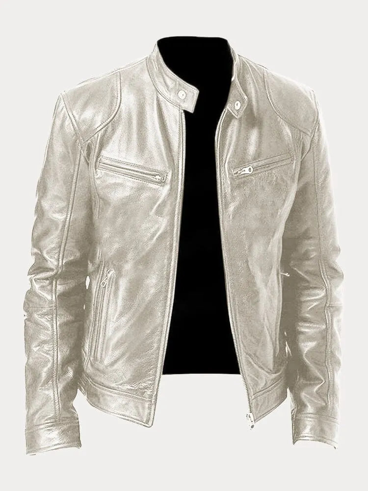 Gaspard™ | Casual læderjakke