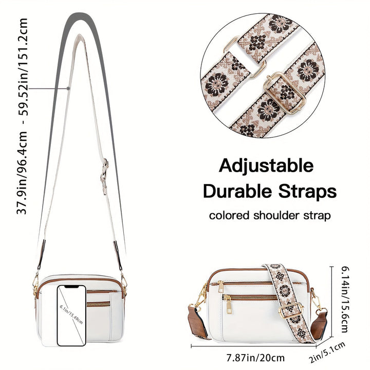 Sara. - Crossbody Tasche aus veganem Leder