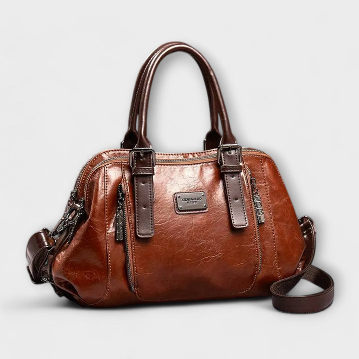 Gitte. - Elegant Vintage-skuldertaske