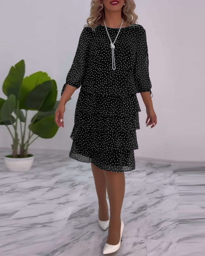 Julie | Elegant Prikket Kjole