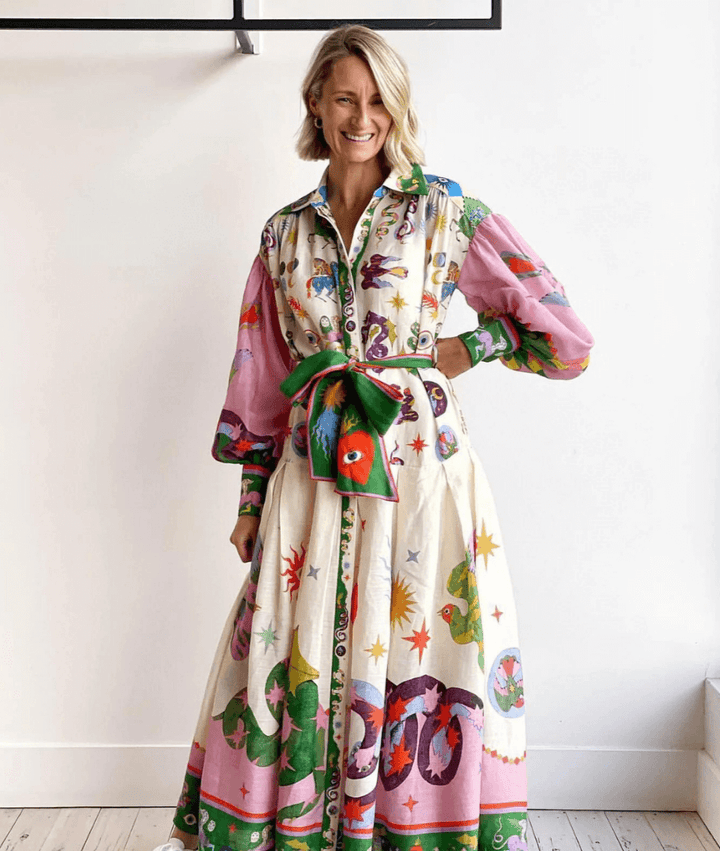 Dorthe™ | Elegant Italiensk Maxi Kjole