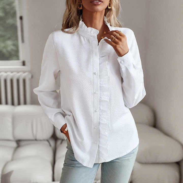 Tove™ - Bluse med flæser