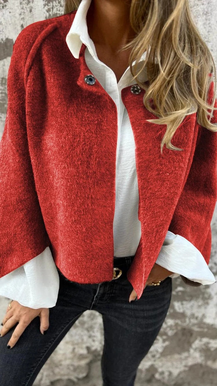 Elin™ | Kort frakke med flare-ærme