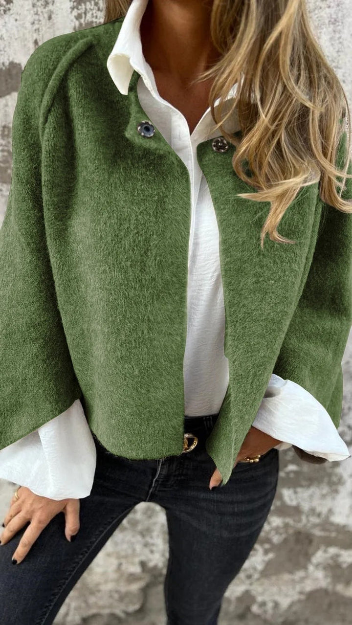 Elin™ | Kort frakke med flare-ærme