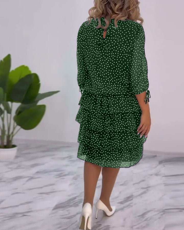 Julie | Elegant Prikket Kjole