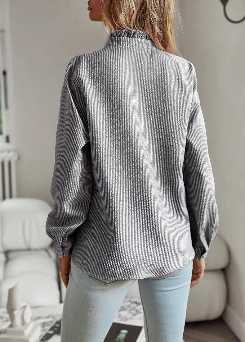 Tove™ - Bluse med flæser