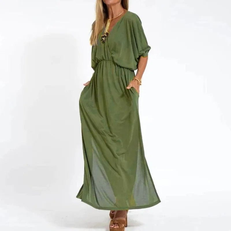 Angelica | Lang sommerkjole i vintage stil